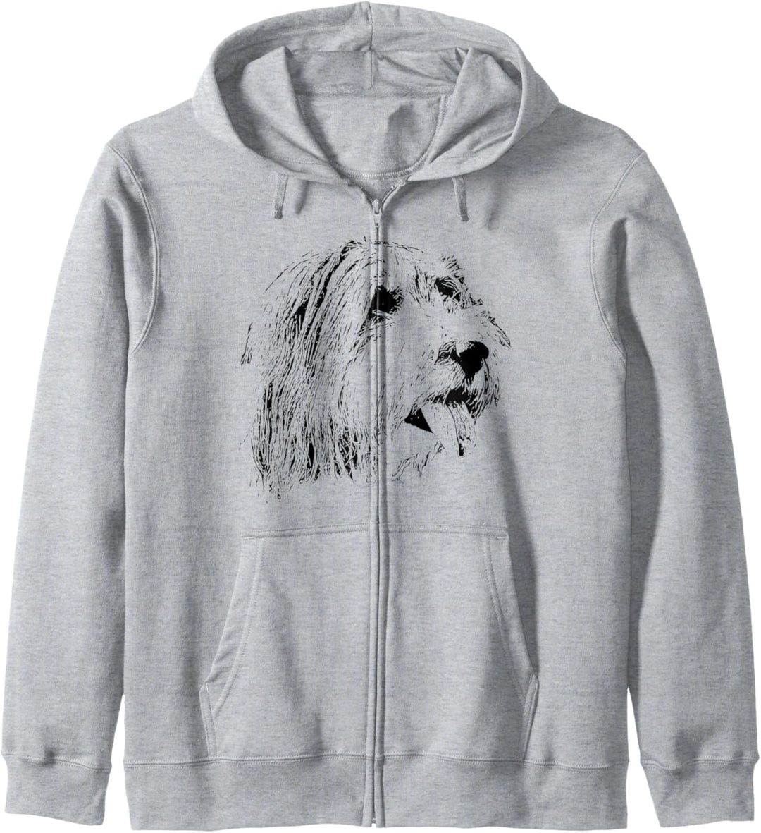 Bearded Collie Kapuzenjacke