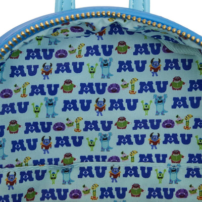 Loungefly Pixar Monsters University Scare Game Mini-Rucksack Mini Backpack, Mini Backpack