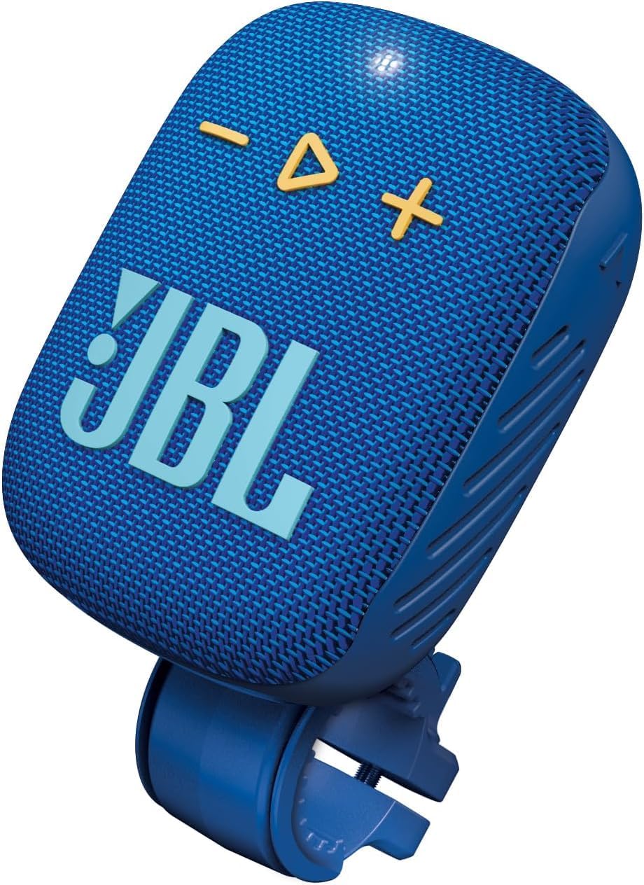 JBL Box Wind 3S Tragbarer Mini Bluetooth Lautsprecher Wasserdicht mit Clip für Sport, Fahrrad und Ro