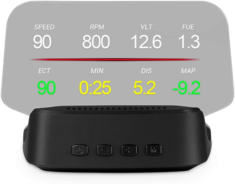 Head up Display, Fydun Auto-OBD2 + Navigationssystem HUD Head-up-Display Digitaler Autogeschwindigke