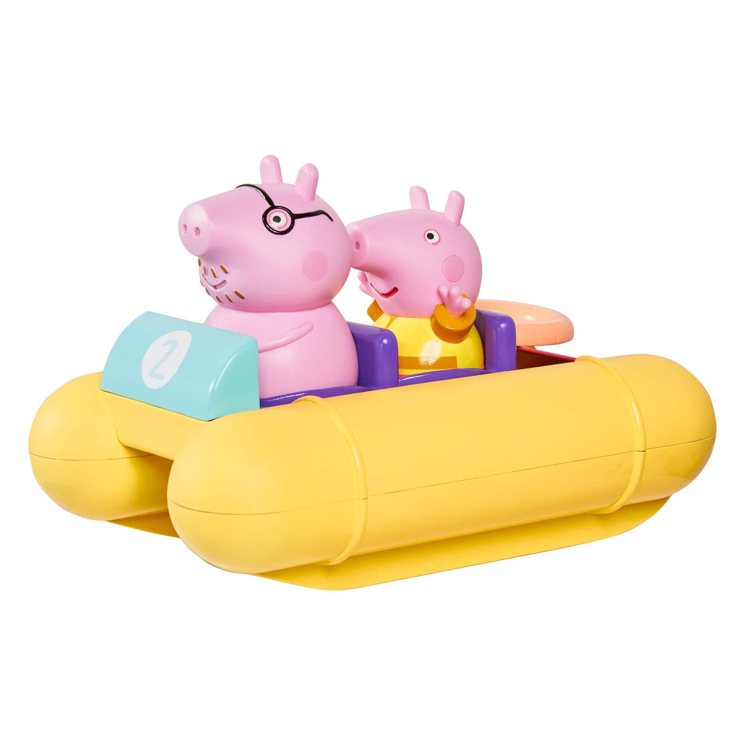 TOMY Toomies Peppa Wutz Pedalo, Baby-Badespielzeug, spassiges Bade-Accessoire und Wasserspiel für Ki