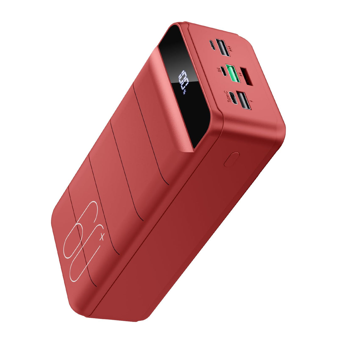 Power Bank 60000mah, 22,5W USB-C Schnellladegerät,Power Bank 4 Ausgängen 3 Eingängen, Externer Akku