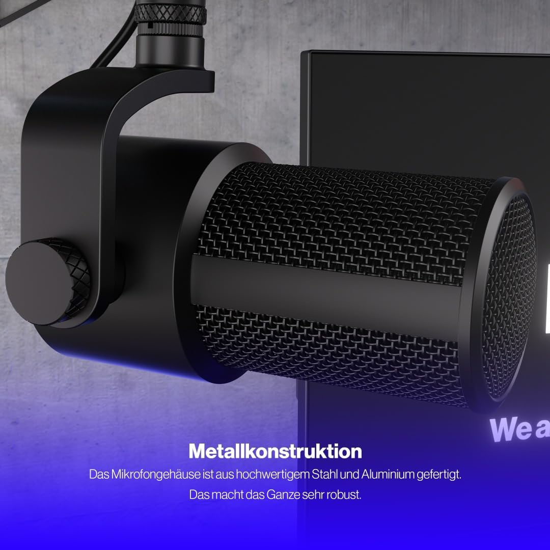 ENDORFY Solum Studio, Studio Quality high-Resolution Recording, tap-to-Mute with Ring LED Indicator,
