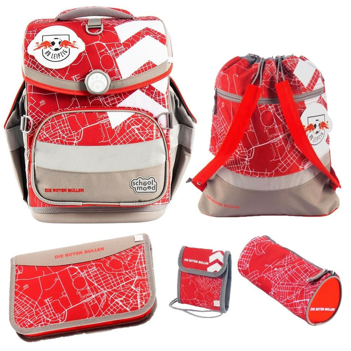 Familando - School Mood Timeless Air+ Schulranzen Set 6-teilig mit Federmappe - Sonder-Edition RB Le
