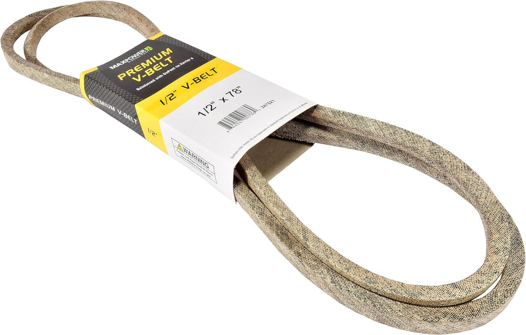 MaxPower Keilriemen 347521, Kevlar verstärkt, 1/2" x 78" - 4L780 - Aussenlänge L(a) 1980 mm., 78" -