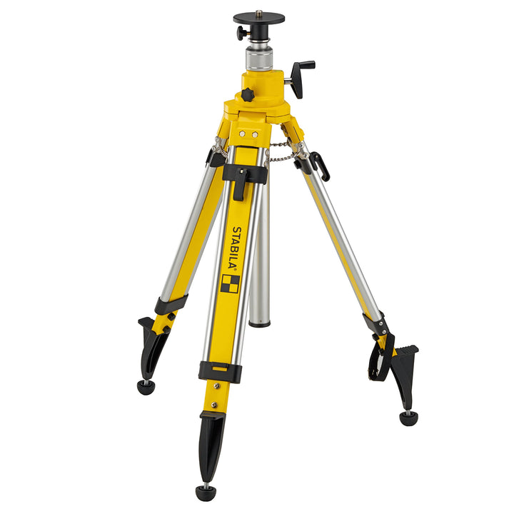 STABILA Kurbelsäulen-Baustativ BST-K-L, für Laser und Nivelliergeräte, Höhe: 98–220 cm, 5/8"-Gewinde