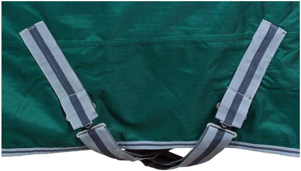 RL24 - Winterdecke High Neck 300g Füllung 600D BASICLINE grün 115cm Grün (Altes Modell) 115cm (300g/
