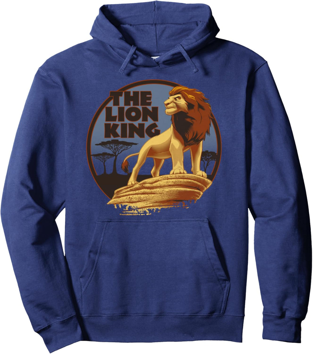 Disney The Lion King Simba Pride Lands Circle Portrait Pullover Hoodie