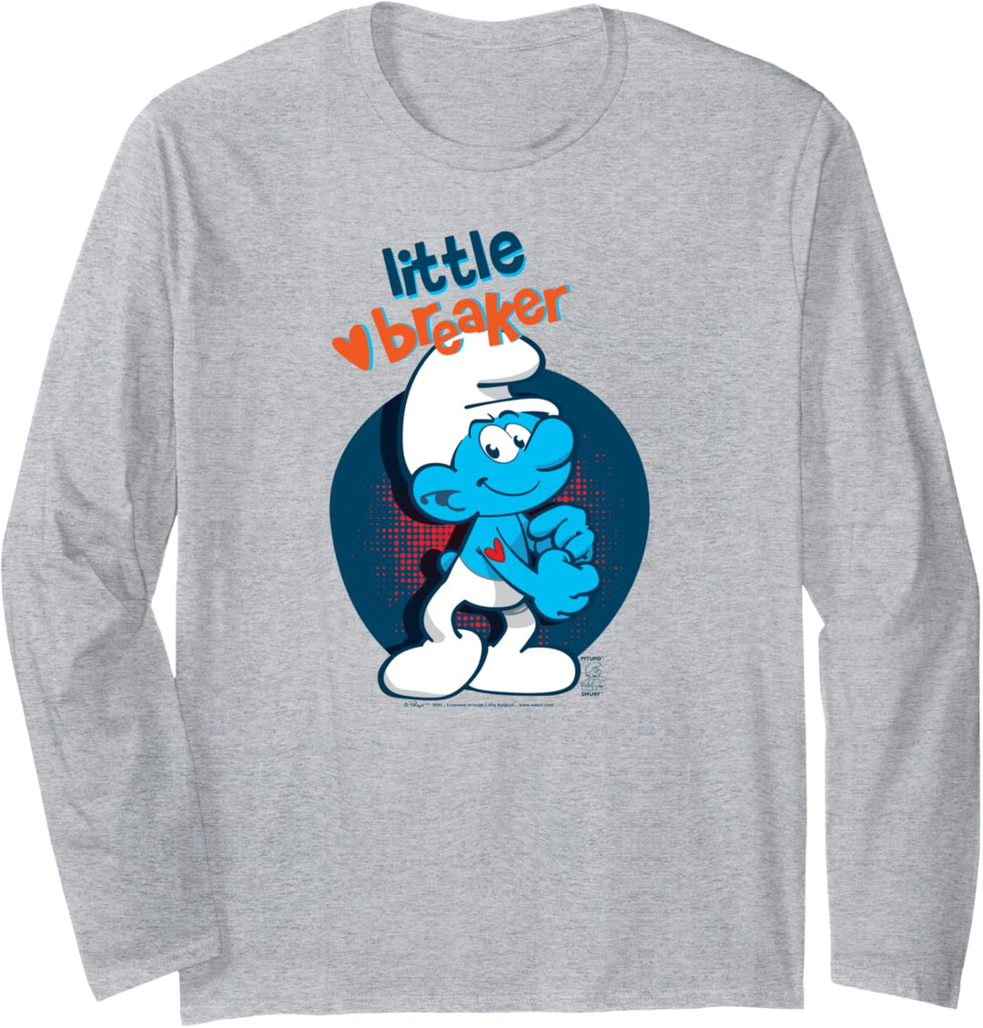 The Smurfs Schlumpfe Hefty Smurf Little Heart Breaker Langarmshirt