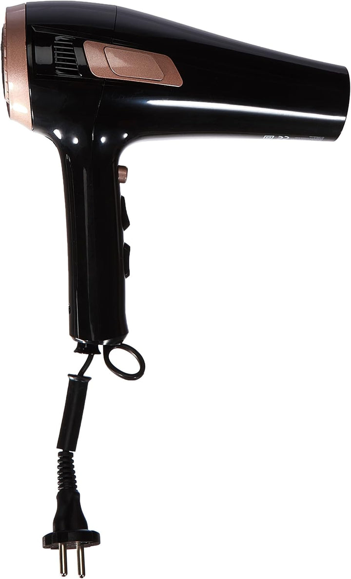 ELTA 4260427672501 Power Haartrockner mit Kabeleinzug, 500 g Schwarz, Schwarz