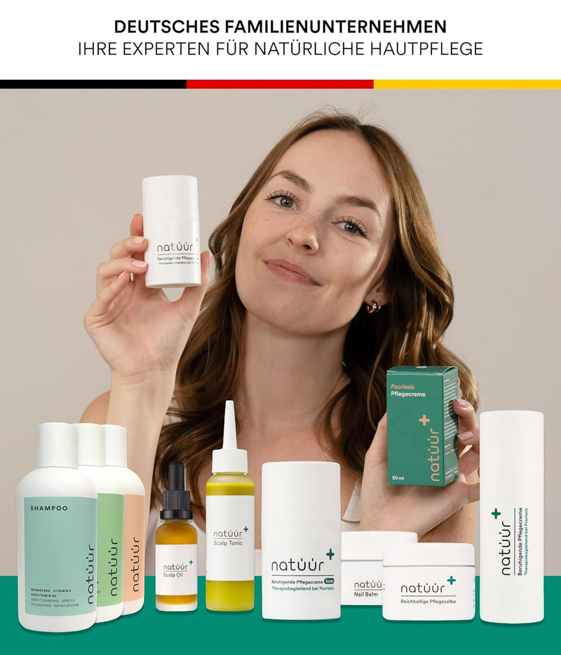 Natüür Beruhigende Psoriasis Pflegecreme - 150ml Schuppenflechte Creme mit natürlichen Inhaltsstoffe