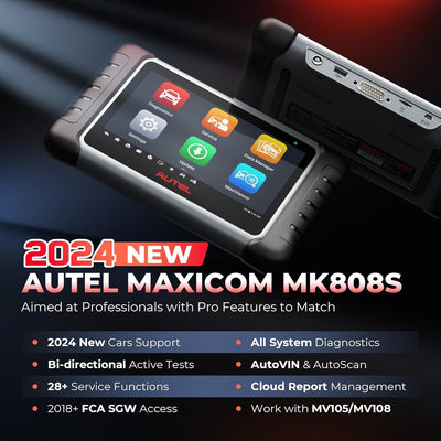 Autel MaxiCOM MK808S 2023 OBD2 Diagnosegerät mit Allen System & Servicefunktionen inkl. Ölrückstellu