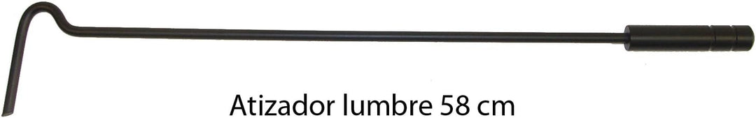 Imex El Zorro 10046 Kamin-Set, quadratisch, Zubehör aus Edelstahl und Blasebalg, 50 x 20 x