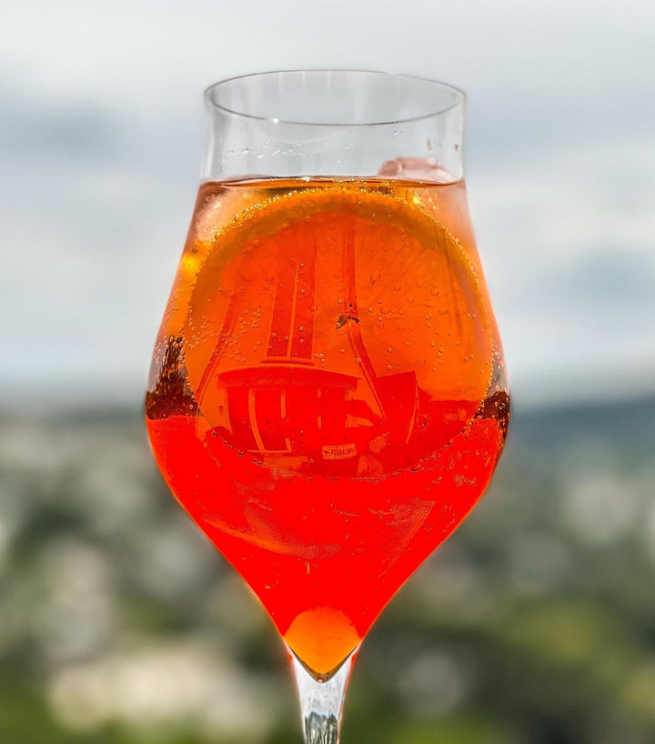 Topkapi elite Aperol Spritz Glas Giersberg XL– Aperol Spritz Gläser, Cocktail Glas, 585ml, Mundgebla