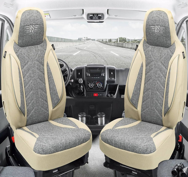 BREMER SITZBEZÜGE Mass Sitzbezüge Schonbezüge für Subaru XV 1 PLKT209 PLKT209 - Grau/Beige XV 1, PLK