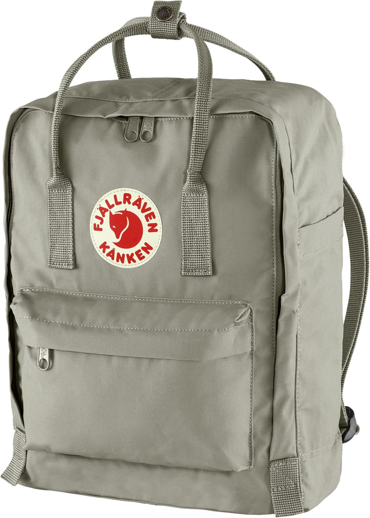 Fjällräven Unisex Rucksack Kånken Fog (23510-021) 13 x 27 x 38 cm, 16 Liter Rucksack Single, Fog (23