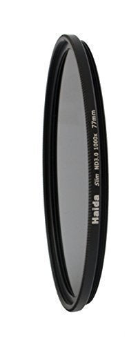 Slim Graufilter ND1000 77mm.Schlanke Fassung + Pro Lens Cap mit Innengriff