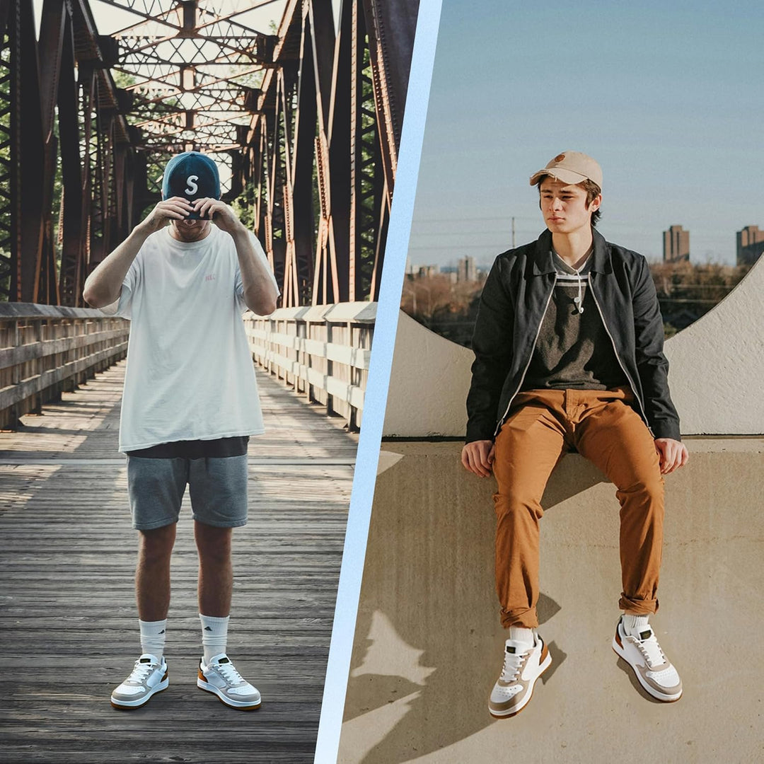 AX BOXING Sneaker Herren Schuhe Mode Herrenschuhe Freizeitschuhe Walkingschuhe Atmungsaktiv Trainers