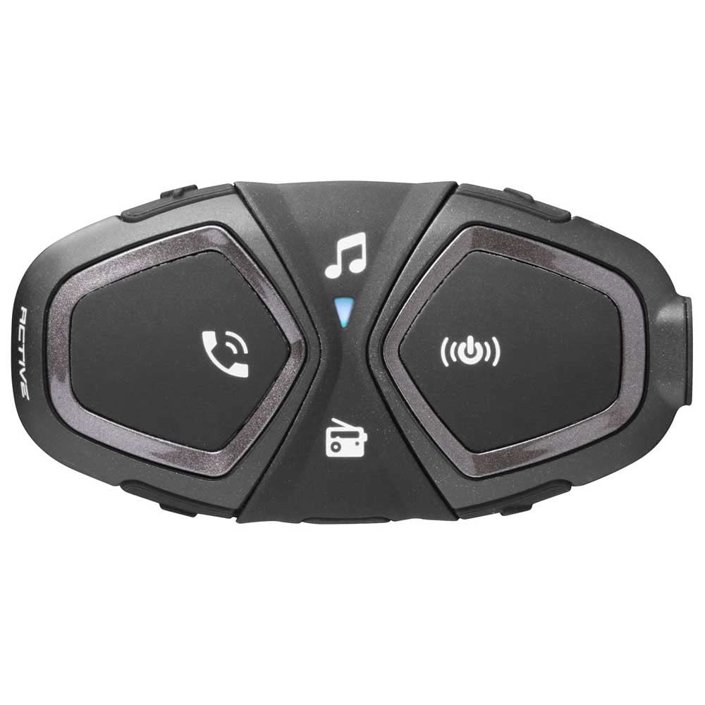 INTERPHONE Active - Einzelpack - Bluetooth-Kommunikationssystem für Motorräder - Bis zu 4 Reiters, 1