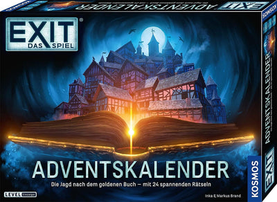 Kosmos 681951 EXIT - Das Spiel Adventskalender, Die Jagd nach dem Goldenen Buch, mit 24 spannenden R