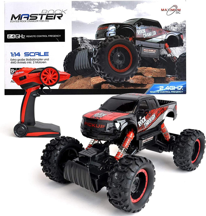 FunTomia Maximum RC Ferngesteuertes Auto für Kinder - 4WD Monstertruck - XL RC Auto für Kinder ab 8