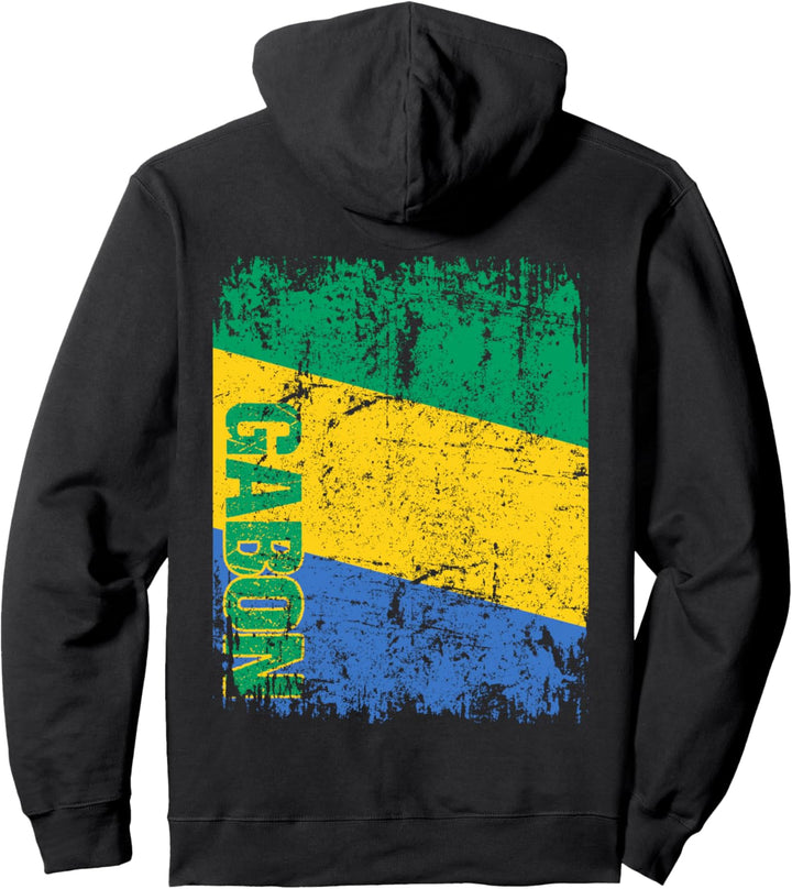 GABUN Flagge | Damen Herren Kinder GABUN Pullover Hoodie