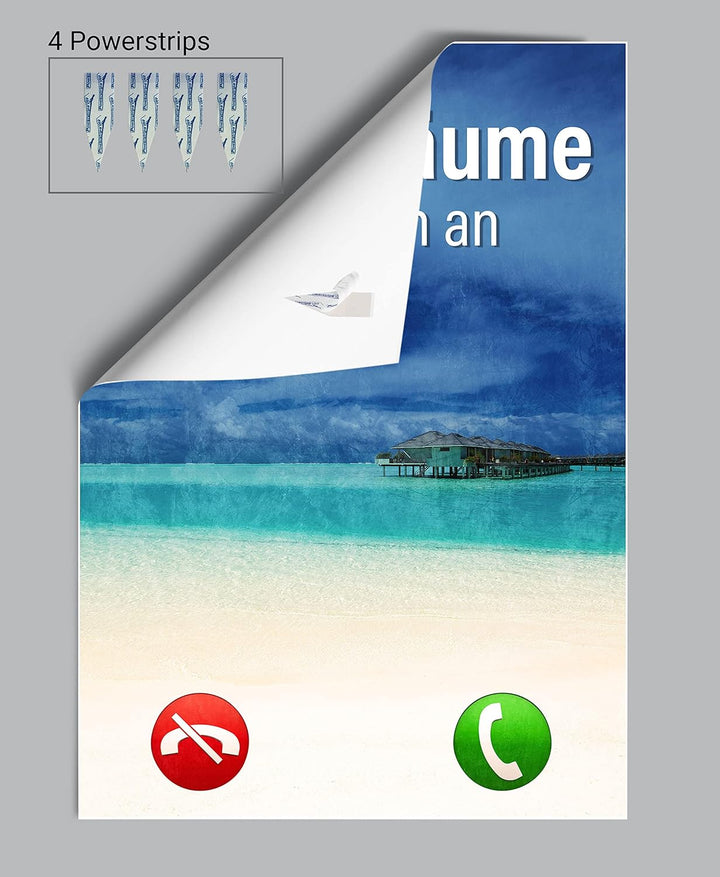 wandmotiv24 Poster als Wanddeko, Grösse Din A0, Deine Träume, Anruf, Karibik, Moderne Wanddeko, Wand