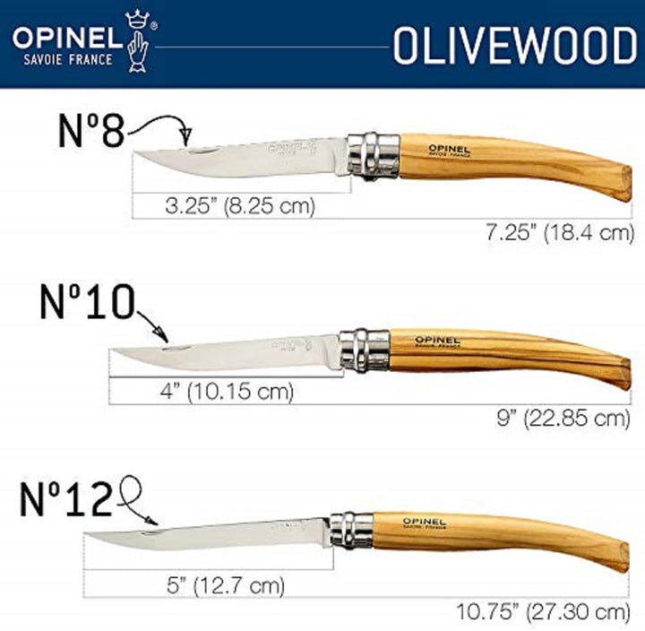 Opinel O001145 Messer, braun, L, N°12