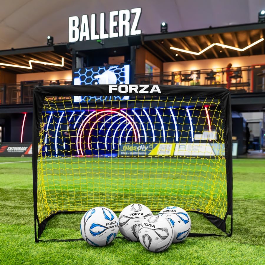 FORZA Pop-Up Fussballtore | Klappbares Fussballtor für Kinder &amp; Erwachsene | Tragbares Fussballtor G