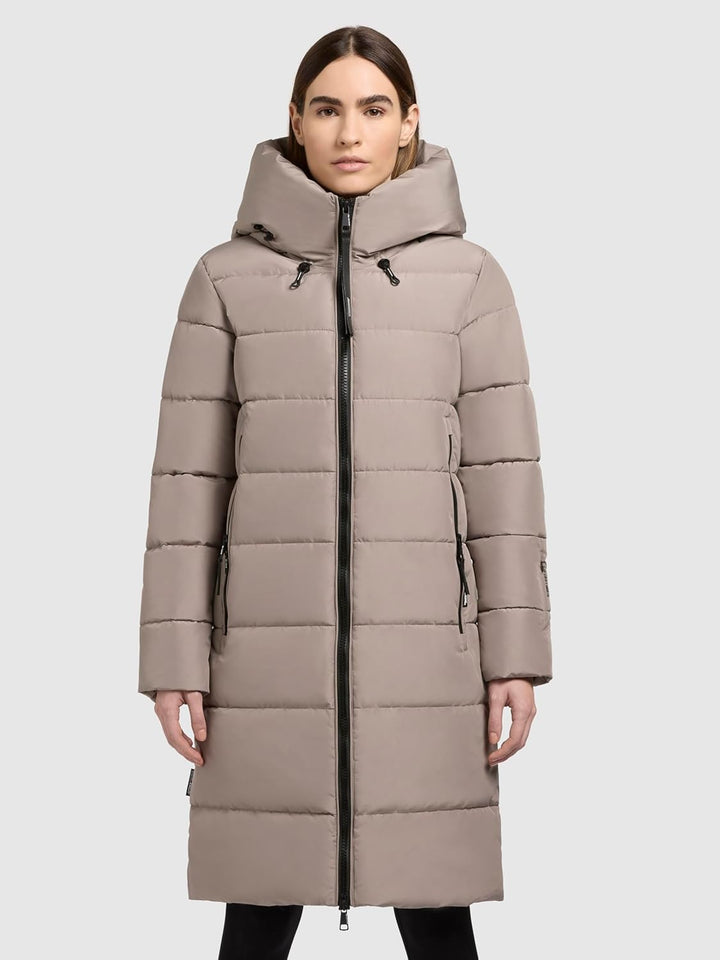 khujo Jilias5 Frauen Wintermantel XS Grau, XS Grau