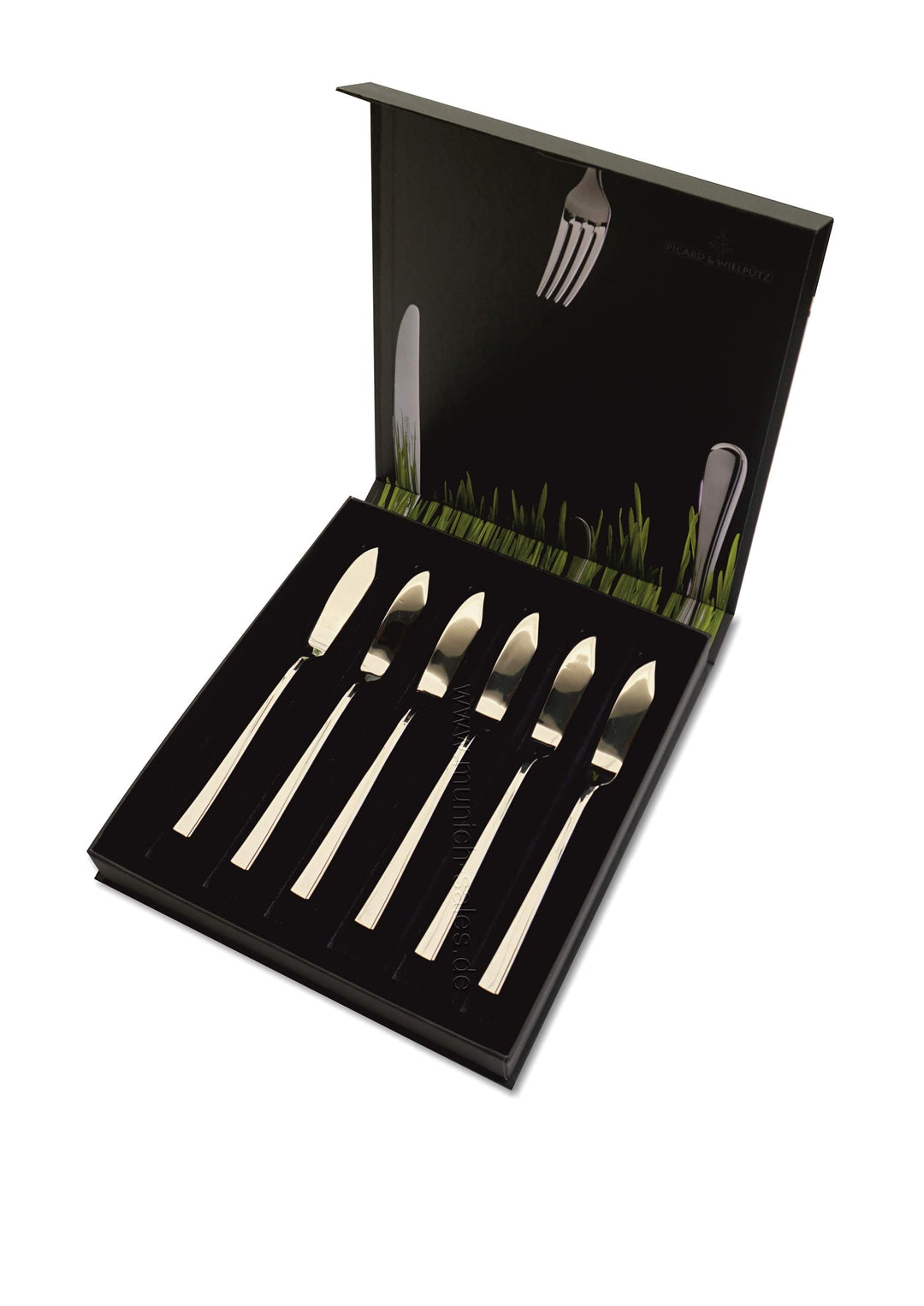 Picard & Wielpütz Fischmesser - 6 Stück - Geschenk Box - Monterey Fisch Messer Set, Fisch Messer Set
