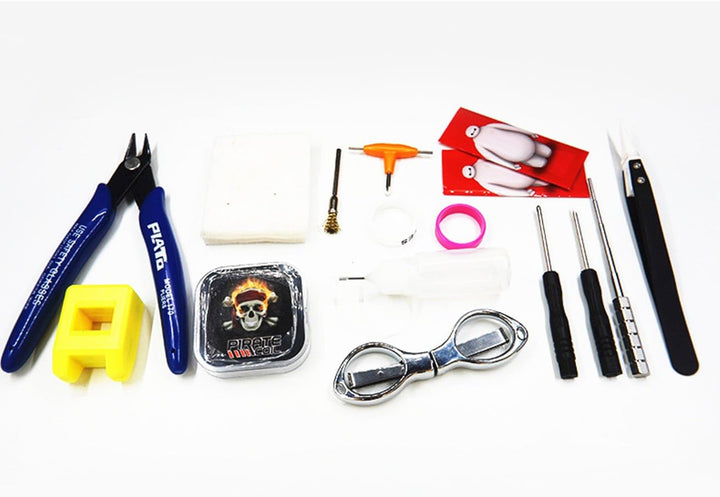 DIY V2 Mini Tool Kit with Multifunctional Ceramic Tweezers Ideal for DIY Atomizers - RDA/RTA/RBA (DI