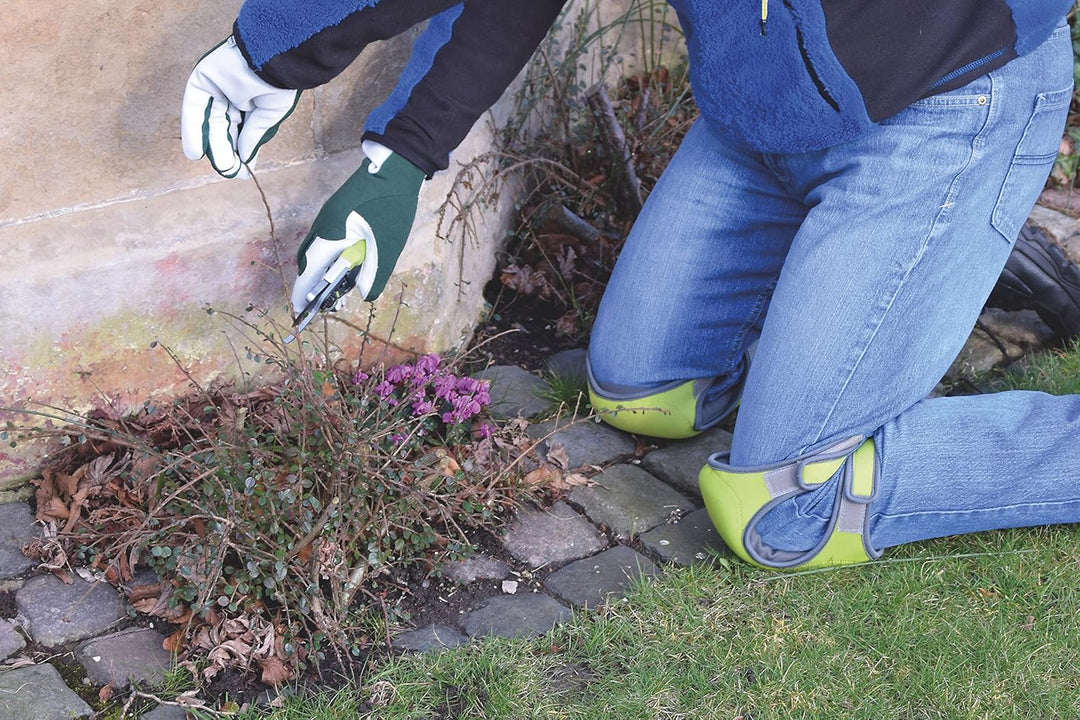 Spear & Jackson KNEEPAD382KEW Kew Gardens Kollektion Garten-Knieschoner, 3-lagig, Hellgrün