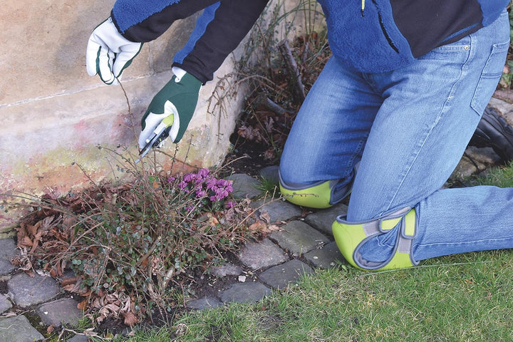 Spear & Jackson KNEEPAD382KEW Kew Gardens Kollektion Garten-Knieschoner, 3-lagig, Hellgrün