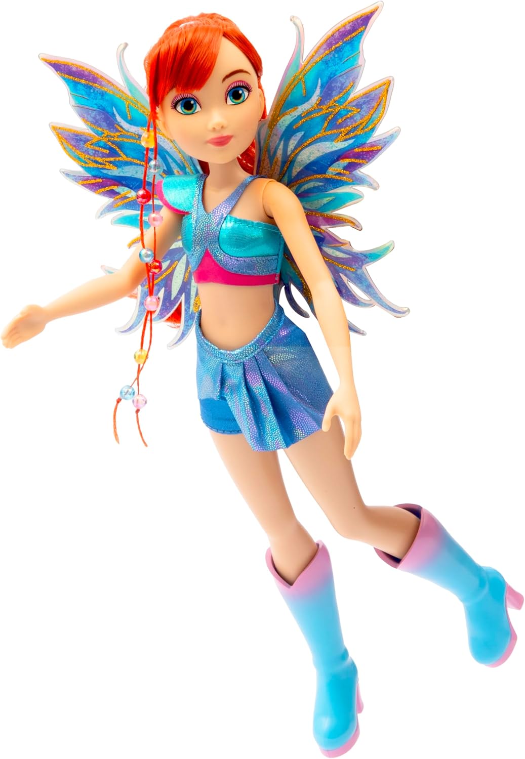 Winx Club Fairy Doll – Bloom with Glitter Wings & Articulated Joints – Magical Transformation Outfit