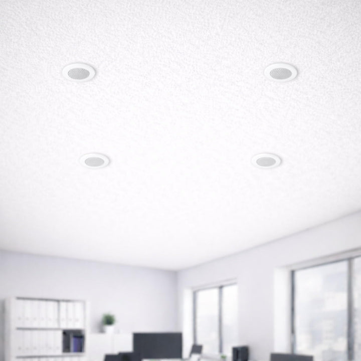 HAVA 4er Pack, Vollmetall Einbau Lautsprecher, Halogen-Design, Einbau 60mm