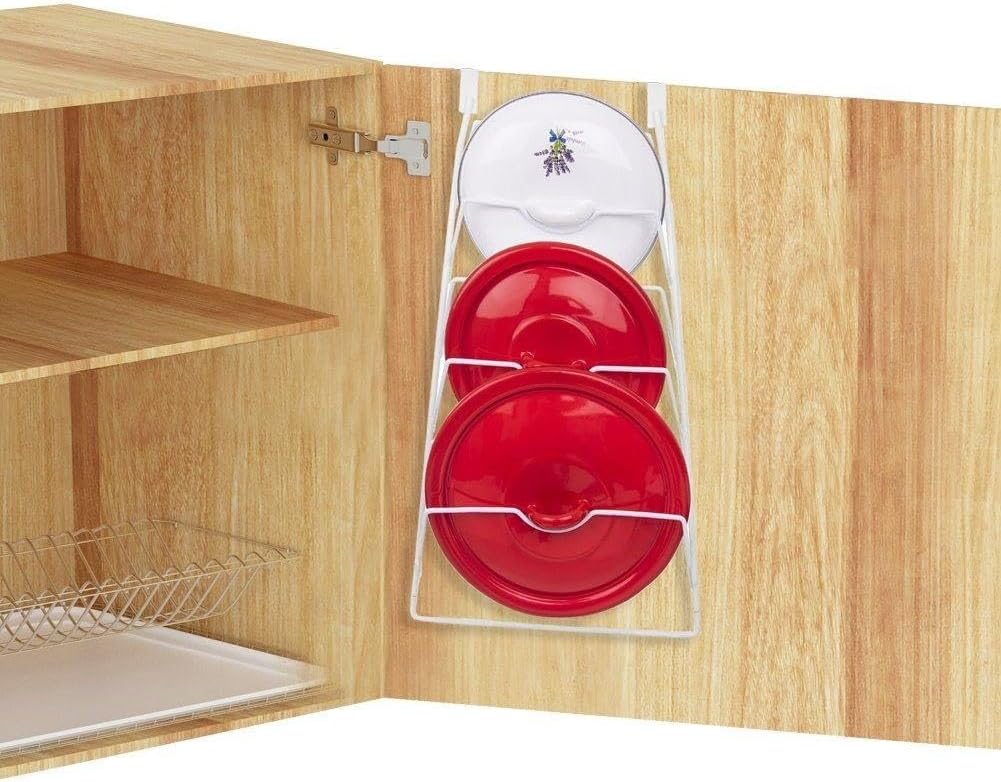 Orion Schrank Schrank Topf Deckel Aufbewahrung Rack Halter 6 Deckel Wand oder Tür montiert Küche Sch