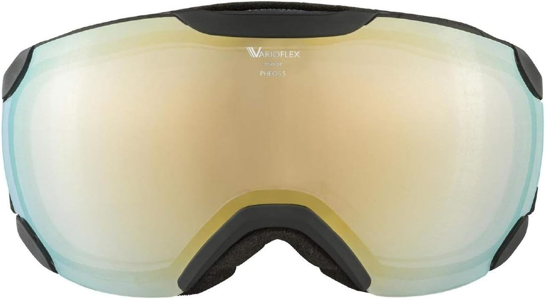 ALPINA PHEOS S V - Selbsttönende, Beschlagfreie &amp; Bruchsichere Skibrille Mit 100% UV-Schutz Für Erwa
