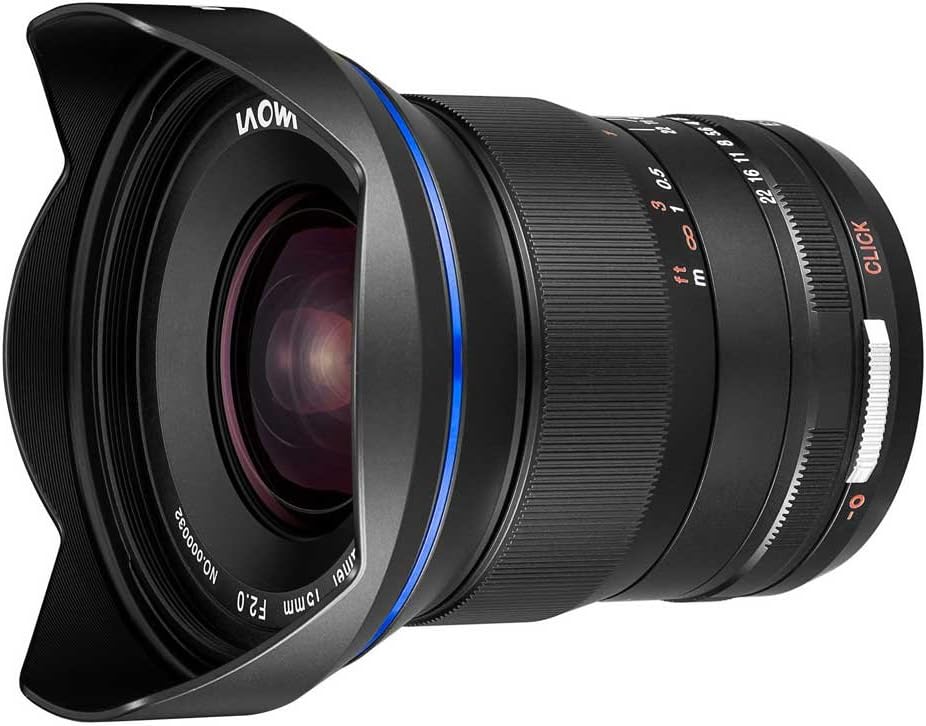 Laowa Kompatibel mit Sony FE Weitwinkelobjektiv VE1520SFE 15 mm F2 Zero Verzerrung, Schwarz