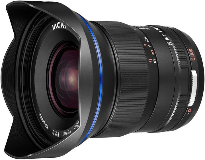 Laowa Kompatibel mit Sony FE Weitwinkelobjektiv VE1520SFE 15 mm F2 Zero Verzerrung, Schwarz