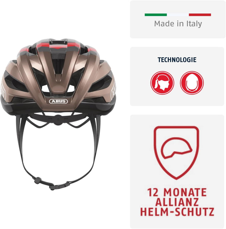 ABUS Rennradhelm StormChaser - Leichter und komfortabler Fahrradhelm für professionellen Radsport fü