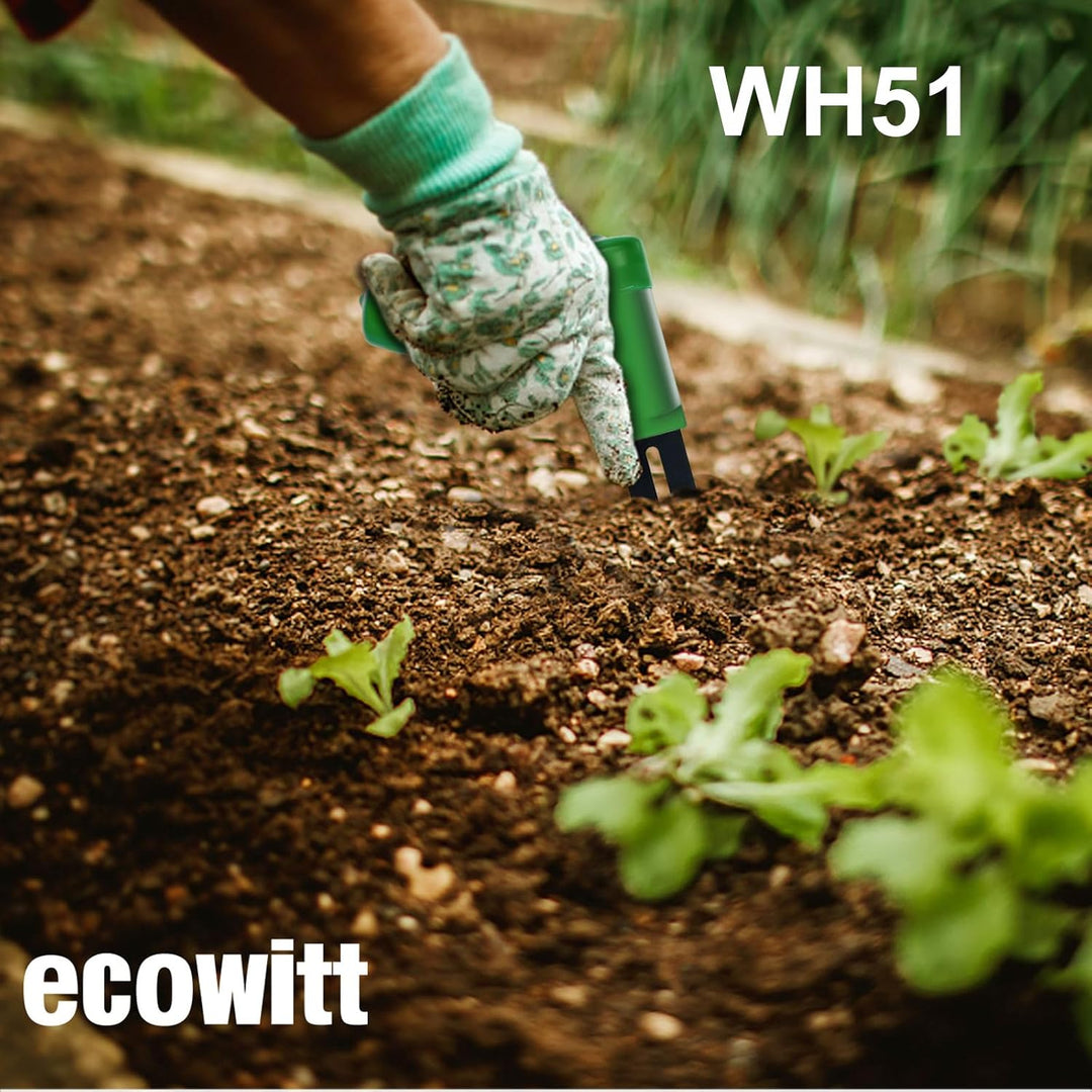 ECOWITT Smart Bodenfeuchtesensor, Bodenfeuchtigkeitsmesser, Gateway erforderlich, genaue Messung, ka