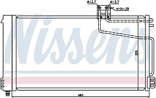 Nissens 94544 Kondensator, Klimaanlage