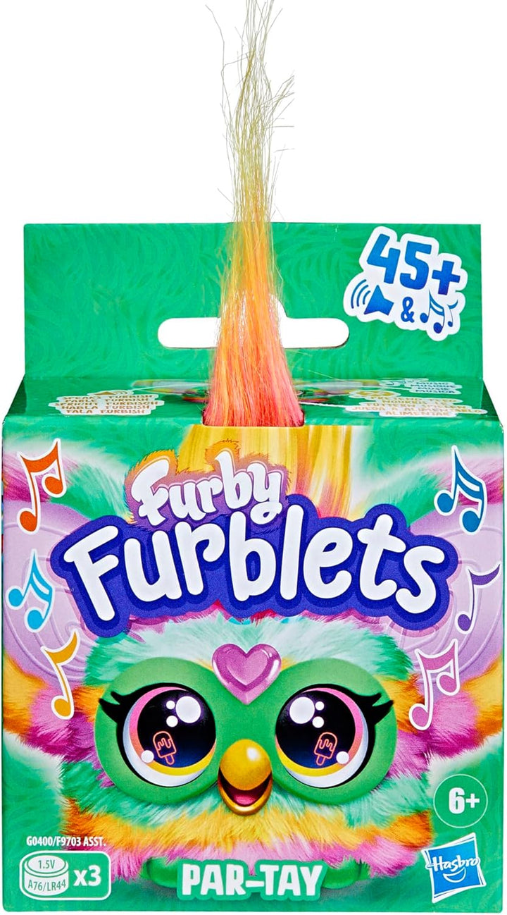 Furby Furblets Par-Tay Mini elektronisches Plüschspielzeug, PAR-TAY