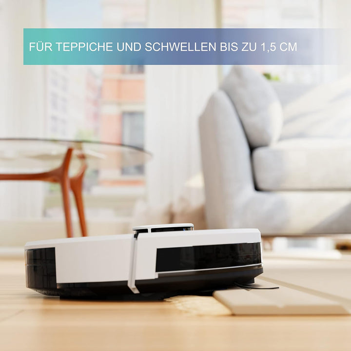 XORO HSR 200 - Leistungsstarker Saugroboter mit Wischfunktion, Lasernavigation, Alexa/Google Home, E