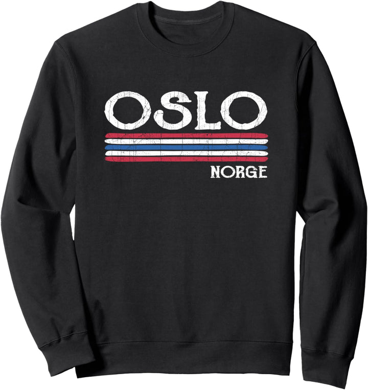 Vintage Oslo Norwegisch Norwegen Sweatshirt