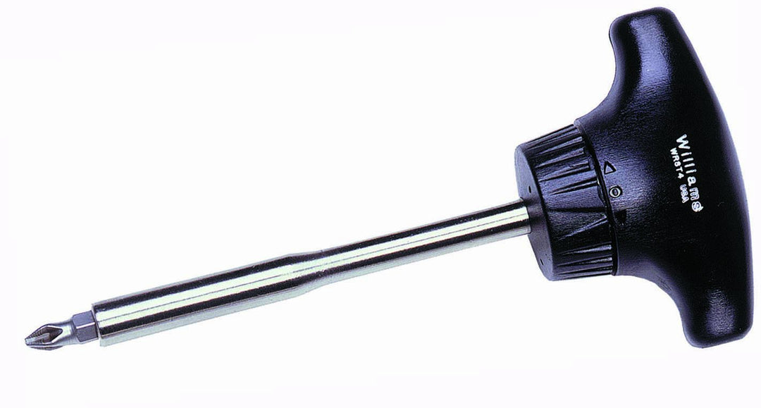 Williams WRST4 Ratschen-Schraubendreher, Komfortgriff, T-Griff, 3-7/8 Zoll 3-7/8-inch T-Griff, 3-7/8