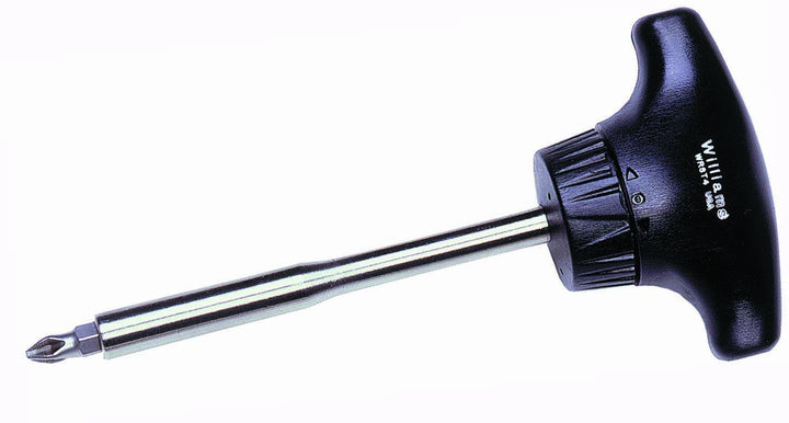 Williams WRST4 Ratschen-Schraubendreher, Komfortgriff, T-Griff, 3-7/8 Zoll 3-7/8-inch T-Griff, 3-7/8