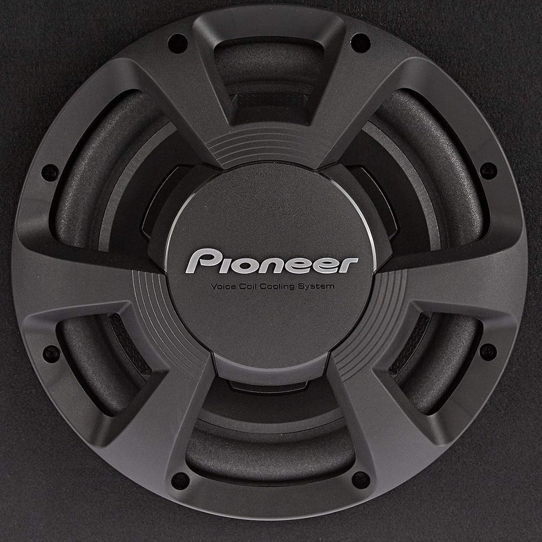 Pioneer TS-WX306B Aktivsubwoofer, leistungsstarker Gehäuse Subwoofer mit 1300 W Maximalleistung, 30