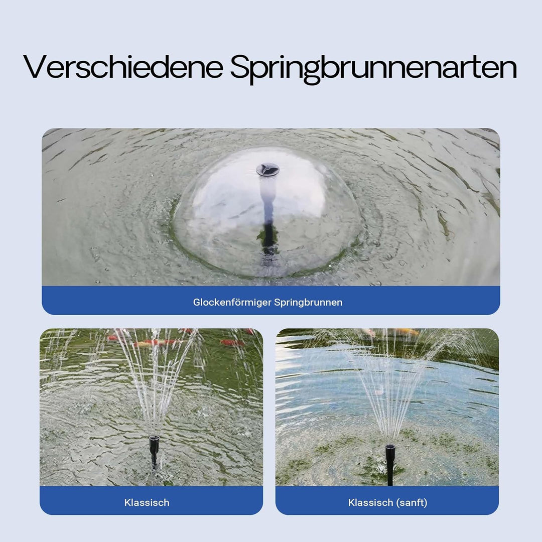 SunSun CHJ-1503 ECO Springbrunnenpumpe 1500 L/h 25 W mit Filterschwamm